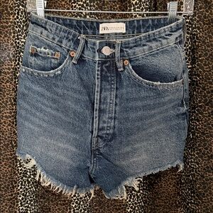 Zara Blue Jean Shorts